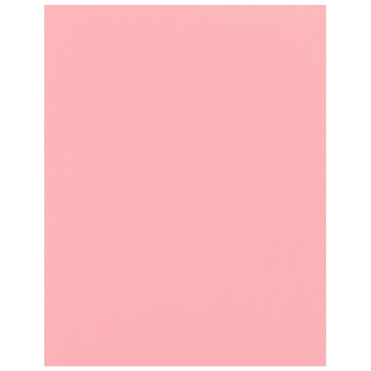 PA Paper Accents Textured Cardstock 8.5" x 11" Tickled Pink, 74lb colored cardstock paper for card making, scrapbooking, printing, quilling and crafts, 25 piece pack
